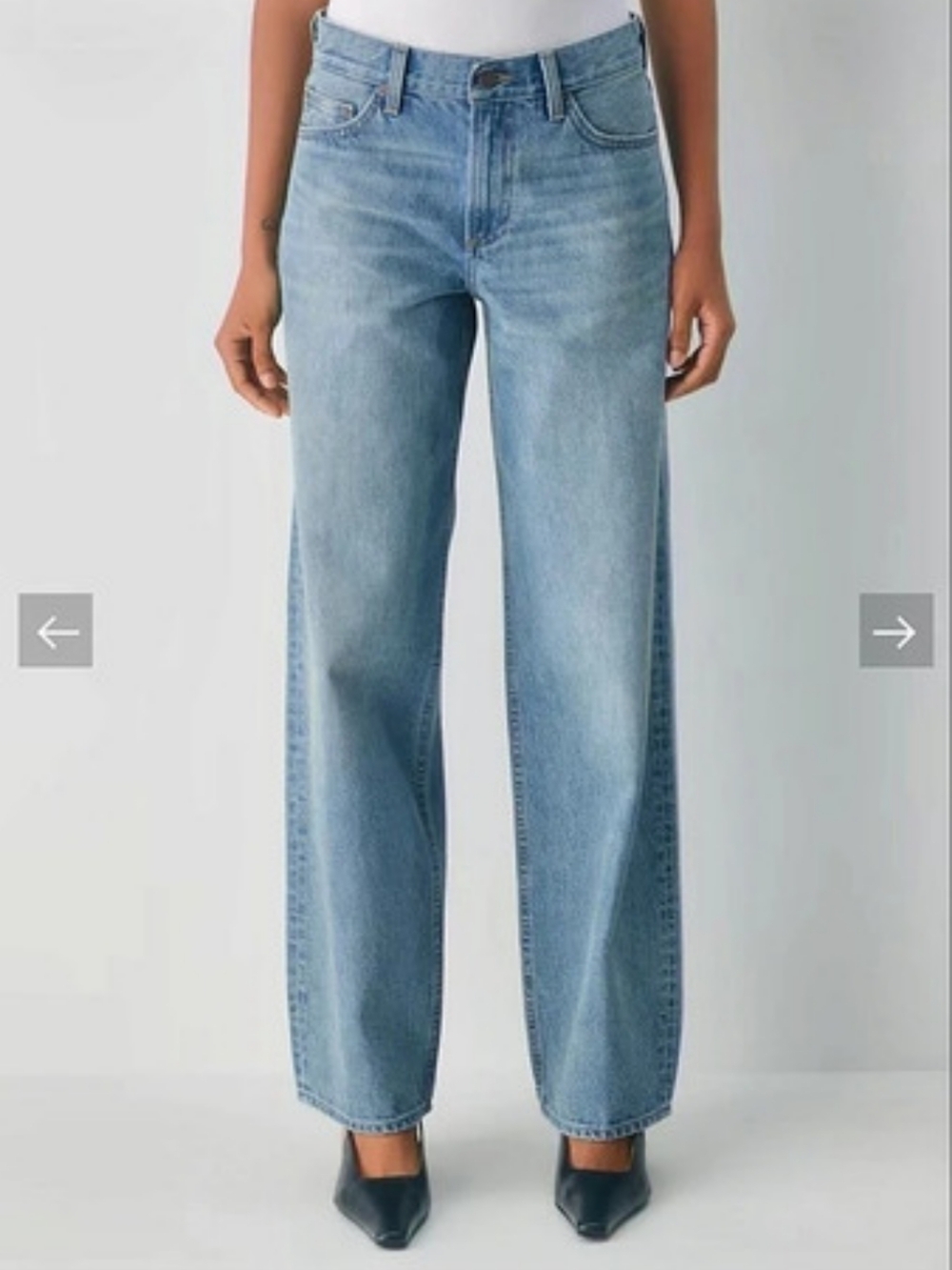 Denim Forum The '90s Vintage Le Baggy Tapered Jeans in Blue Waist 29 Like New